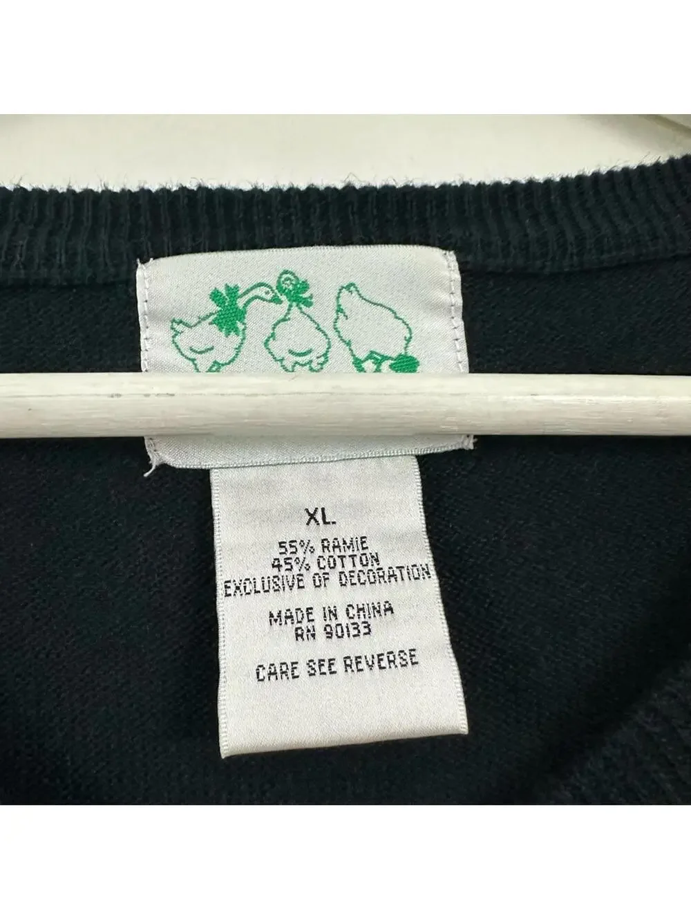 Quacker Factory Snowflakes Black Christmas Sweater Women's Size XL